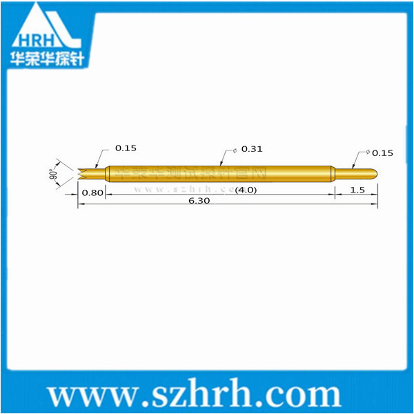 031-UJ-6.3L，華榮華雙頭測(cè)試探針廠家